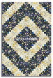 Matt's Timeless Treasures Pre-Cut 12 Block Log Cabin Quilt Kit - Lumiere