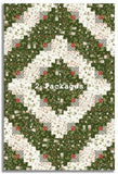 Matt's Riley Blake Pre-Cut 12-Block Log Cabin Quilt Kit - Holiday Spirit