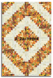 Timeless Treasures Pre-Cut 12 Block Log Cabin Quilt Kit - Give Thanks