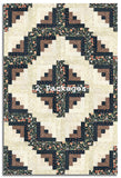 Moda Pre-cut 12 Block Log Cabin Quilt Kit - Sunlit Ruins