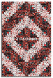 Henry Glass & Co. Pre-Cut 12 Block Log Cabin Quilt Kit - Scarlet's Treasure