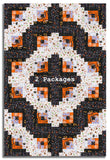 Free Spirit Pre-cut 12 Block Log Cabin Quilt Kit - Moonlit Mischief