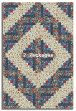 Northcott Pre-Cut 12 Block Log Cabin Quilt Kit -  Farmhouse Sampler
