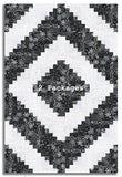 Hoffman Pre-Cut 12 Block Log Cabin Quilt Kit - Midnight Perch