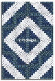 Moda Pre-cut 12 Block Log Cabin Quilt Kit - Blueprint