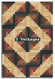Andover Pre-Cut 12 Block Log Cabin Quilt Kit - Bridgeport