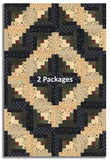 Moda Kansas Troubles Quilters Pre-cut 12 Block Log Cabin Quilt Kit - Flannel Season - Indigo