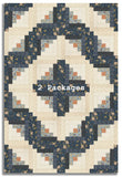 Matt's Riley Blake Pre-Cut 12-Block Log Cabin Quilt Kit - Charmed & Treasured