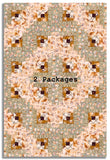 Matt's Riley Blake Pre-Cut 12-Block Log Cabin Quilt Kit - Coffee Time