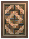 Andover Pre-Cut 12 Block Log Cabin Quilt Kit - Jo Morton