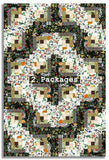 Matt's Free Spirit Pre-cut 12 Block Log Cabin Quilt Kit - Last Fall In Japan