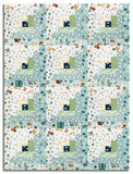 Riley Blake Pre-Cut 12-Block Log Cabin Quilt Kit - Baby Boy - Blue