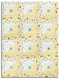 Riley Blake Pre-Cut 12-Block Log Cabin Quilt Kit - Baby Boy - Yellow
