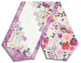 Matt's Moda Pre-cut Log Cabin Table Runner Kit - Fleur The Love - Cloud