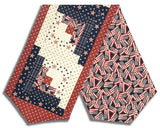 Moda Pre-Cut Log Cabin Table Runner Kit - America 250 Years