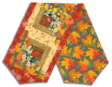 Free Spirit Pre-Cut Log Cabin Table Runner Kit - Golden Harvest