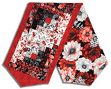 Henry Glass & Co. Pre-Cut Log Cabin Table Runner Kit - Scarlet's Treasure