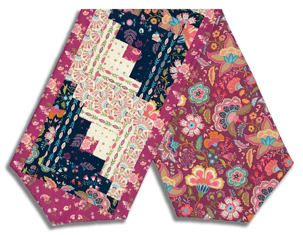 Matt's Moda Pre-cut Log Cabin Table Runner Kit - Sitara