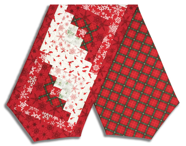 Matt's Henry Glass & Co. Pre-Cut Log Cabin Table Runner Kit - Tailgate Traditions