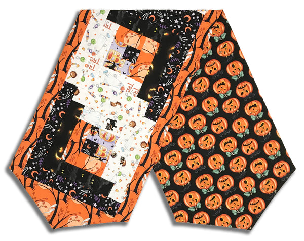 Free Spirit Pre-Cut Log Cabin Table Runner Kit - Moonlit Mischief