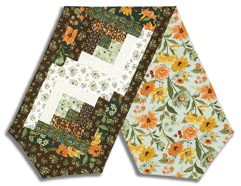 Matt's Riley Blake Pre-Cut Log Cabin Table Runner Kit - Worth Repeating