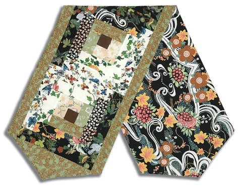 Matt's Free Spirit Pre-Cut Log Cabin Table Runner Kit - Last Fall In Japan