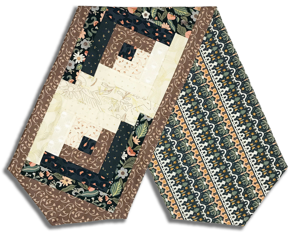 Moda Table Runner Patterns Moda Moda Pre-cut Log Cabin Table Runner Kit - Sunlit Ruins – Jordan ...