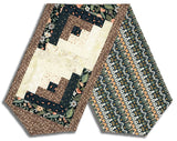 Moda Moda Pre-cut Log Cabin Table Runner Kit - Sunlit Ruins