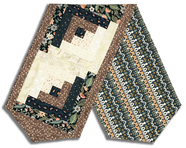 Moda Moda Pre-cut Log Cabin Table Runner Kit - Sunlit Ruins