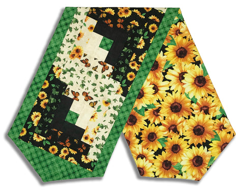 Wilmington Pre-Cut Log Cabin Table Runner Kit - Sunshine Whispers