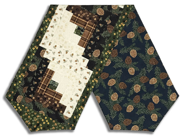 Matt's Moda Pre-cut Log Cabin Table Runner Kit - Northwoods Lodge
