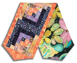 Free Spirit Pre-Cut Log Cabin Table Runner Kit - After The Rain