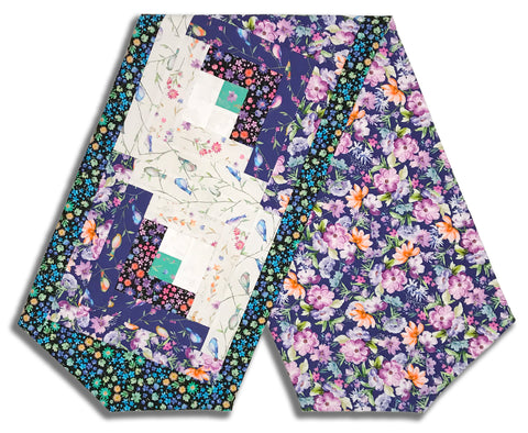 Windham Pre-Cut Log Cabin Table Runner Kit - Serafina