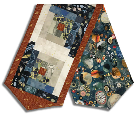 Windham Pre-Cut Log Cabin Table Runner Kit - Flora & Form