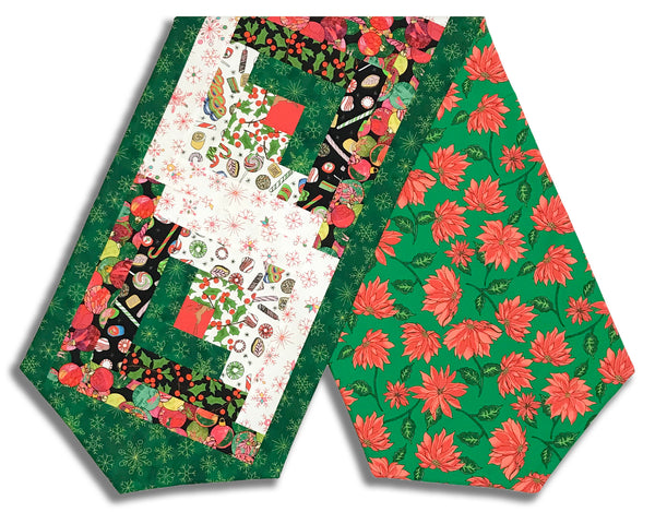 Matt's Windham Pre-Cut Log Cabin Table Runner Kit - Jolly Collage