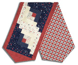Wilmington Pre-Cut Log Cabin Table Runner Kit - Founding Glory