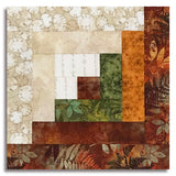 Henry Glass & Co. Pre-Cut Log Cabin Table Runner Kit - Oak & Berries