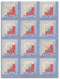 Moda Pre-cut 12 Block Log Cabin Quilt Kit - 30's Playtime 2025