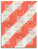 Moda Pre-cut 12 Block Log Cabin Quilt Kit - Delightfully Yours