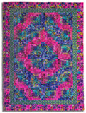 Hoffman Pre-Cut 12 Block Log Cabin Quilt Kit - Bloom!