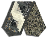 Moda BasicGrey Pre-Cut Log Cabin Table Runner Kit - Posh