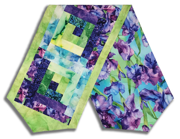 Northcott Pre-Cut Log Cabin Table Runner Kit - Infatuation