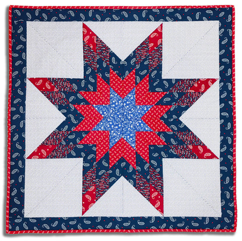 Andover Lone Star Wall Hanging Kit - Includes Pre-cut Strips - Americana