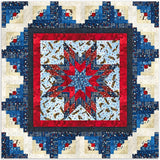 Northcott Lone Star Wall Hanging Kit - Includes Pre-Cut Strips - Stars & Stripes 12