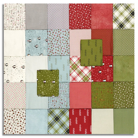 Moda Pre-Cut 32 Piece Fat Quarter Bundle - Chilly