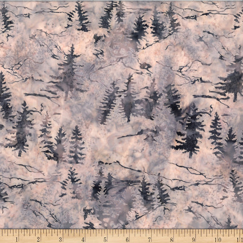 Hoffman McKenna Ryan Woodland Batiks MR58 336 Sandy Mountains & Trees By The Yard