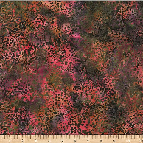 Hoffman McKenna Ryan Woodland Batiks MR59 738 Coral Reef Fish Texture By The Yard