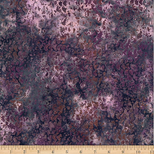 Hoffman McKenna Ryan Woodland Batiks MR61 11 Mauve Salmon Skin By The Yard