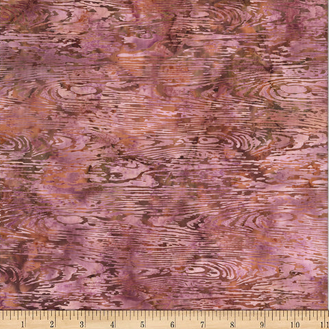 Hoffman McKenna Ryan Woodland Batiks MR62 D12 Dusty Pink Wood Texture By The Yard