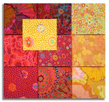 Matt's Pre-Cut Kaffe Fassett 10 Piece Fat Quarter Bundle - Bougainvillea